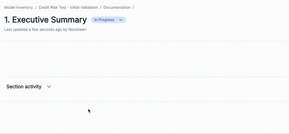 An animation that shows how to insert a mathematical formula using LaTex.